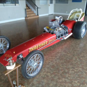 Vintage Front Engine Ford Flat Head Dragster