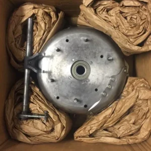 CLEAN Trick Titanium 8 1/8 Bellhousing-Crossshaft and Candle Chevy to Lenco